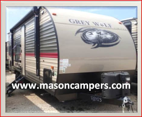 Grey wolf travel trailer for rent